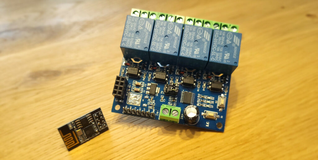 ESP HOME ASSISTANT 4 Relais controller board TASMOTA Smart-Home-system